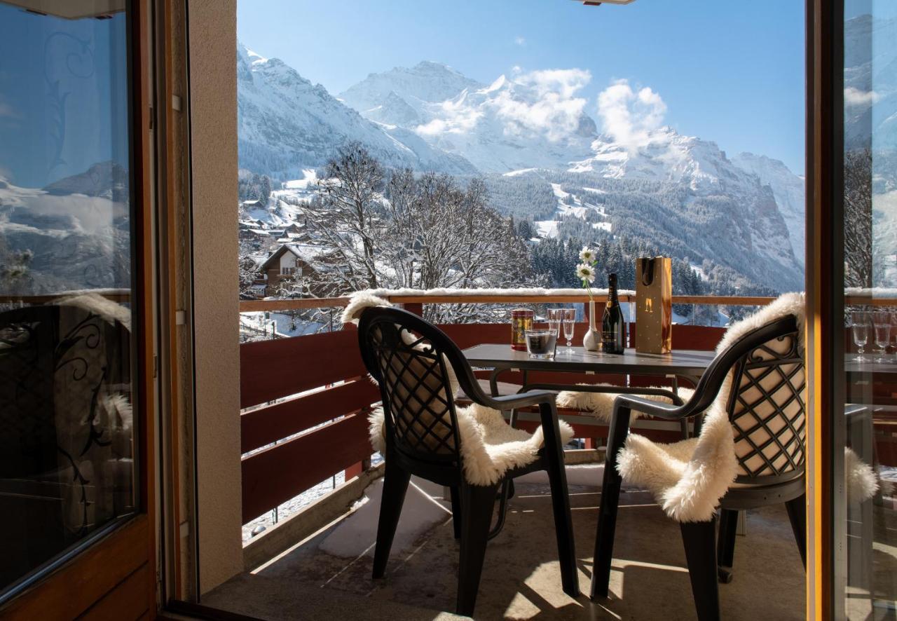 Eiger Residence Wengen Buitenkant foto