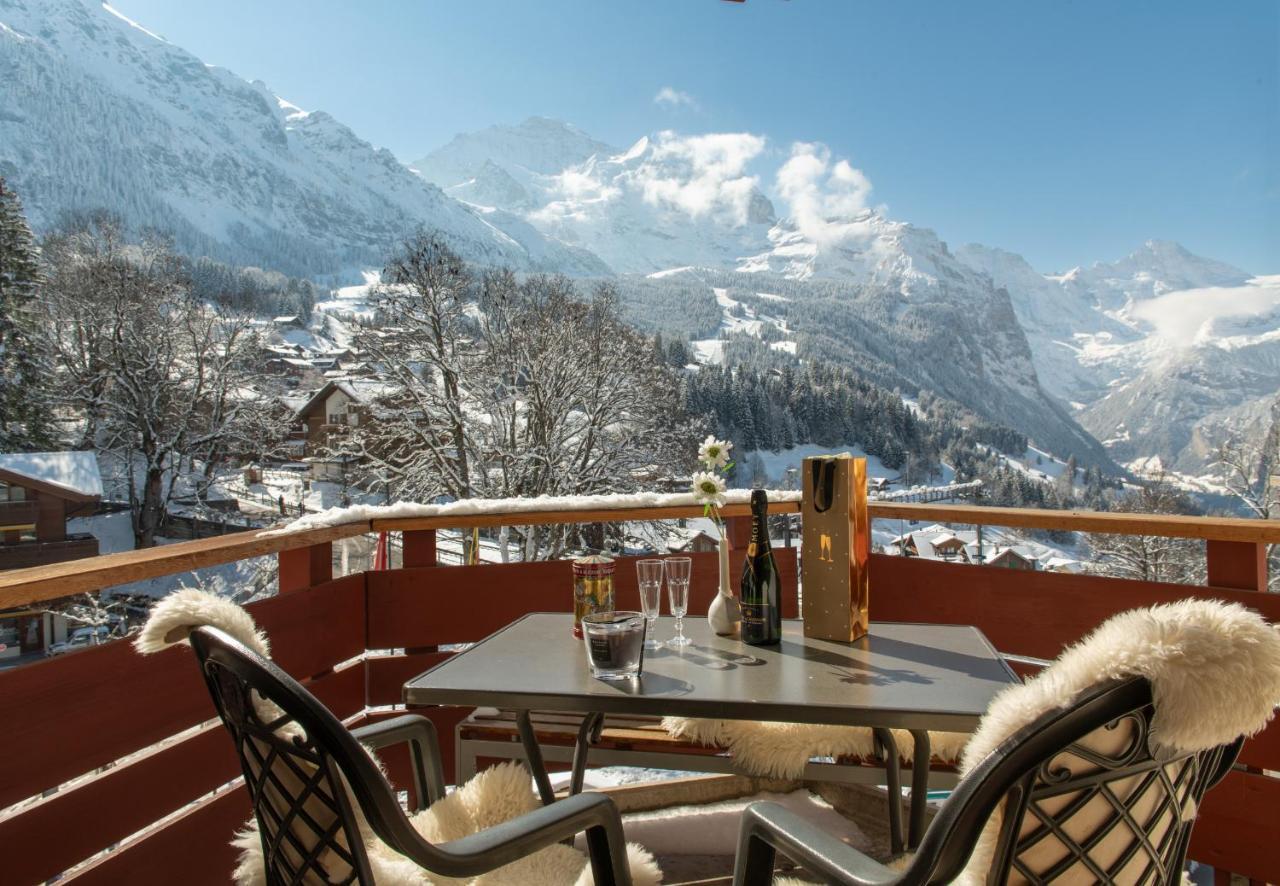 Eiger Residence Wengen Buitenkant foto